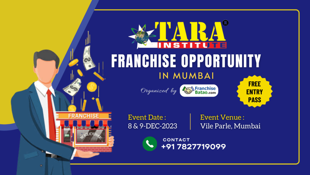 tara institute franchise meet in mumbai will be held on 8 december