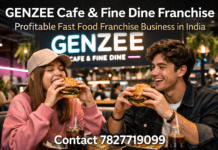 Start GENZEE Cafe & Fine Dine Franchise Business in India GENZEE Cafe & Fine Dine Franchise Profitable Fast Food Franchise Business in India